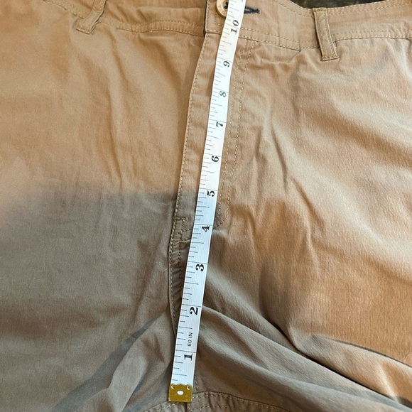Dakota Grizzly khaki shorts. 36” waist. 8” inseam. Nylon/cotton/spandex blend. - Picture 8 of 10